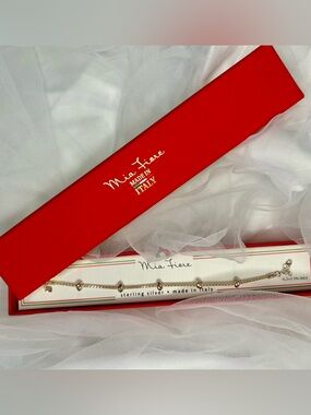 Italian Mia Fiore Sterling Silver Bracelet